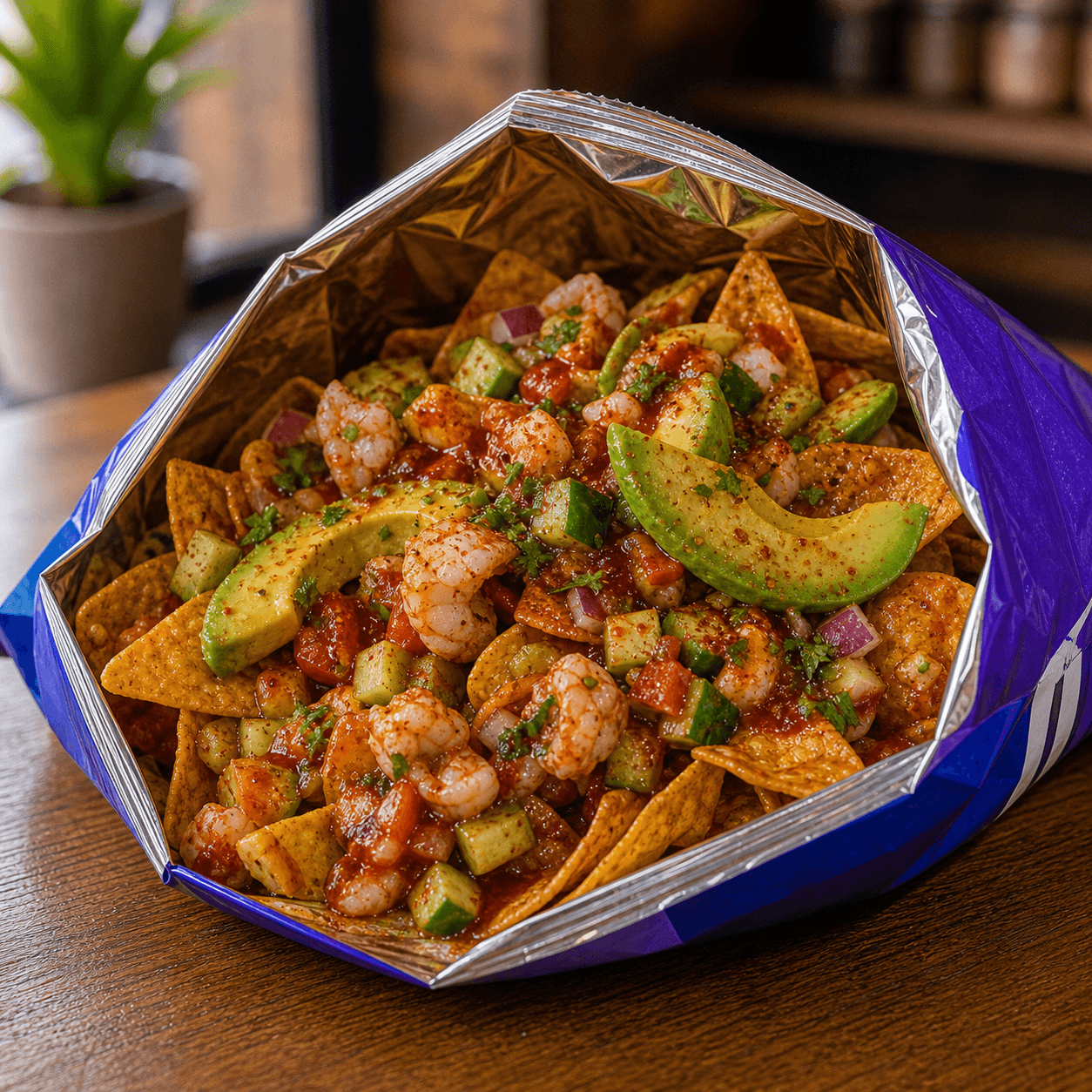 Referencia de Tostitos con aguachile