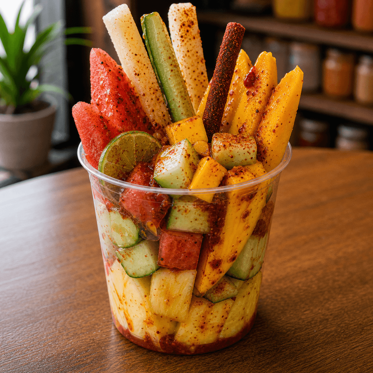 Referencia de vaso de fruta